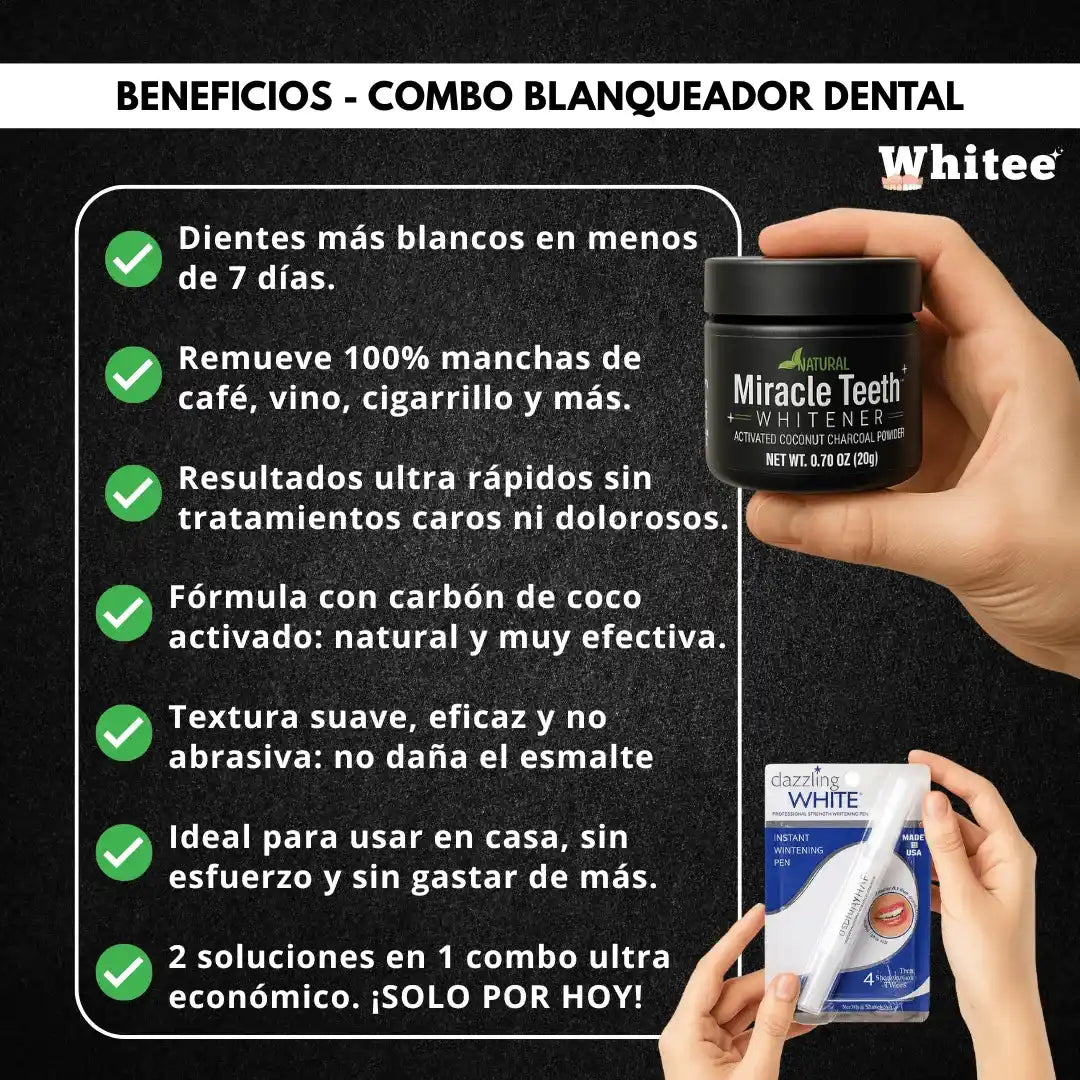 Combo Blanqueador Dental Whitee™