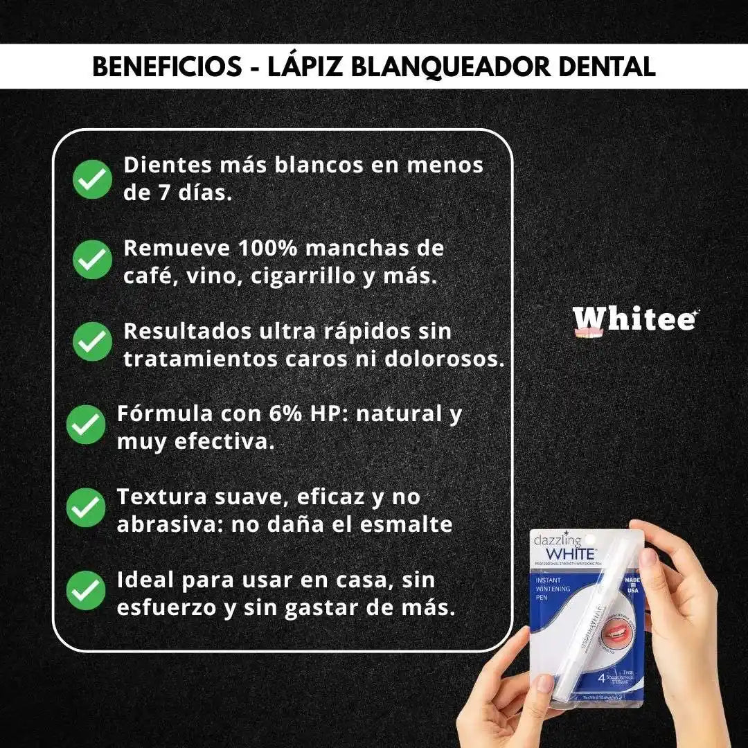 Lápiz Blanqueador Dental Whitee™
